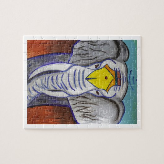 Weißer Elefant Puzzle (Horizontal)