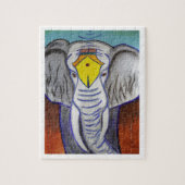 Weißer Elefant Puzzle (Vertikal)