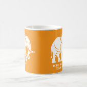 Weißer-Elefant-Scherzgeschenk Kaffeetasse (Mittel)