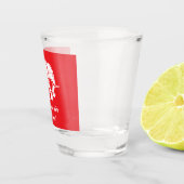 Weißer-Elefant-Scherzgeschenk Schnapsglas (Rechts)