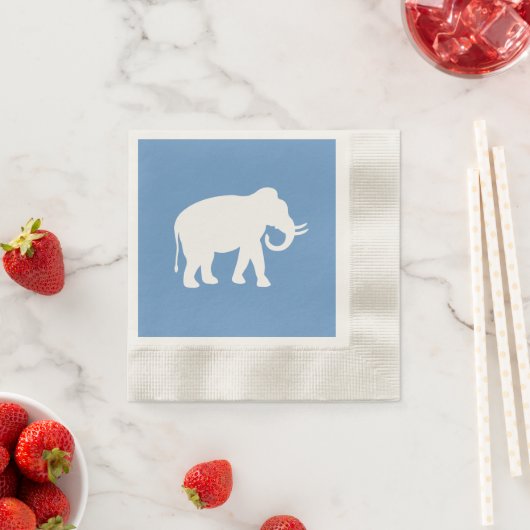 Weißer Elefant Serviette (Beispiel)