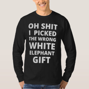 Weißer Elefant unter 20 T-Shirt