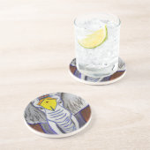 Weißer Elefant Untersetzer (Seite)