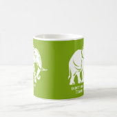 Weißer-Elefanten-Scherzgeschenk Kaffeetasse (Mittel)