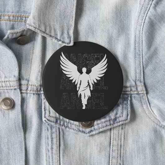 Weißer Engel Button (Beispiel)