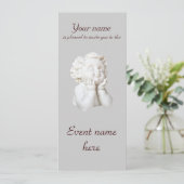 Weißer Engel Einladung (Stehend Vorderseite)