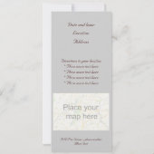 Weißer Engel Einladung (Rückseite)