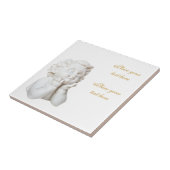 Weißer Engel Fliese (Seite)