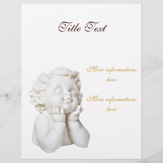 Weißer Engel Flyer (Vorne)