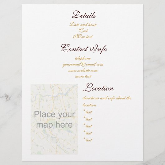 Weißer Engel Flyer (Hinten)