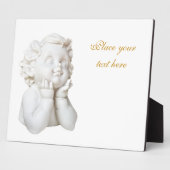 Weißer Engel Fotoplatte (Seite)