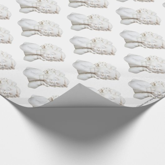 Weißer Engel Geschenkpapier (Ecke)