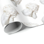 Weißer Engel Geschenkpapier (Rolleneckpunkt)