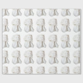 Weißer Engel Geschenkpapier (Flach)