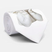 Weißer Engel Krawatte (Gerollt)