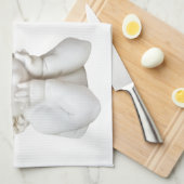 Weißer Engel Küchentuch (Viertel Falte)