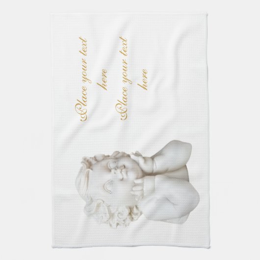 Weißer Engel Küchentuch (Vertikal)