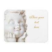 Weißer Engel Magnet (Horizontal)