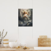 Weißer Engel Poster (Küche)