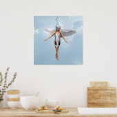 Weißer Engel Poster (Küche)