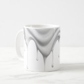 Weißer Farbgang. Kaffeetasse (Vorderseite Links)