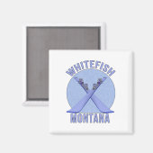 Weißer Fisch, Montana Magnet (Vorderseite/Rückseite)