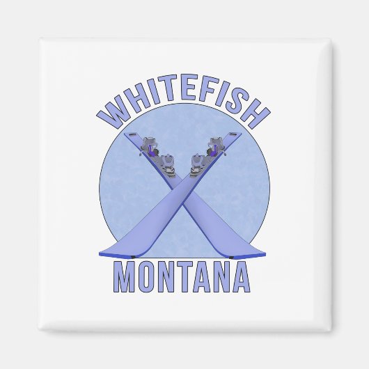 Weißer Fisch, Montana Magnet (Vorne)