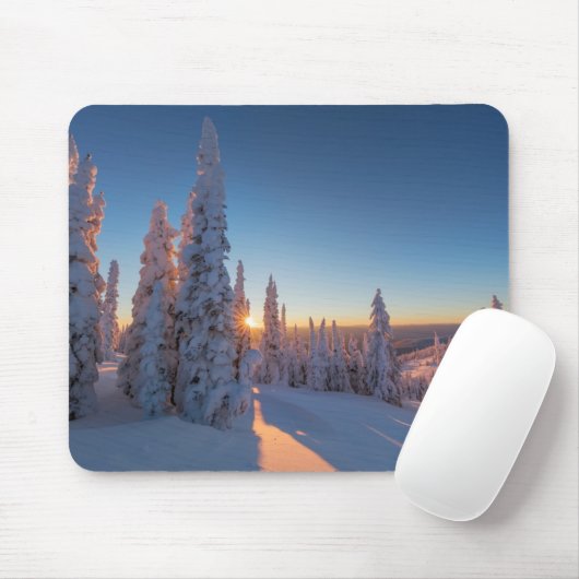 Weißer Fisch, Montana Mousepad (Mit Mouse)