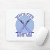 Weißer Fisch, Montana Mousepad (Mit Mouse)