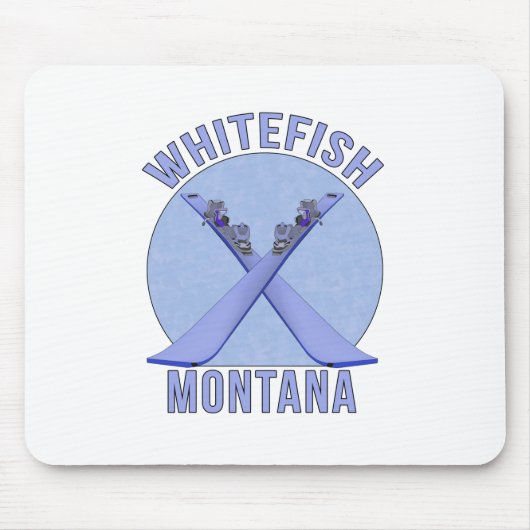 Weißer Fisch, Montana Mousepad (Vorne)