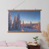 Weißer Fisch, Montana Wandteppich Mit Holzrahmen (Schlafzimmer)