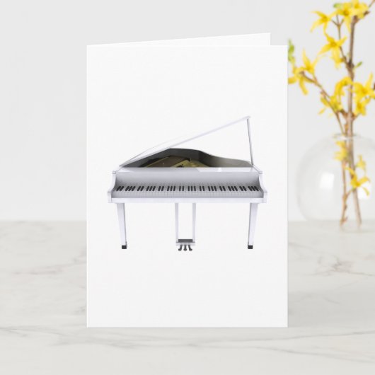 Weißer Flügel: Modell 3D: Karte (Gelbe Blume)