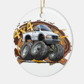 Weißer Förster Keramik Ornament (Links)