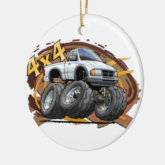 Weißer Förster Keramik Ornament (Links)