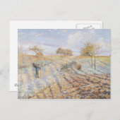 Weißer Frost, 1873 Postkarte (Vorne/Hinten)