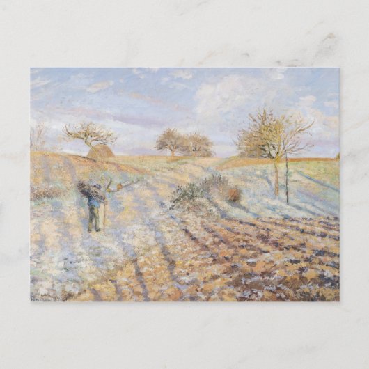 Weißer Frost, 1873 Postkarte (Vorderseite)