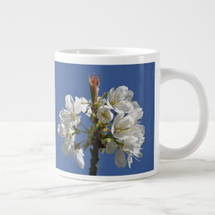 Weißer Frühlingsblut Jumbo-Tasse