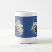 Weißer Frühlingsblut Kaffeetasse (Mittel)