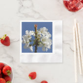 Weißer Frühlingsblut Serviette (Beispiel)
