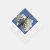 Weißer Frühlingsblut Serviette (Ecke)