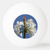 Weißer Frühlingsblut Tischtennisball (Rückseite)