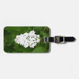 Weißer Frühlingslilab Gepäckanhänger