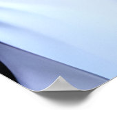 Weißer Fuchs im Feuerwehrmann | AI Art Poster (Ecke)