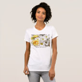 Weißer Gänseblütenbarsch T - Shirt (Vorne ganz)