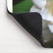 Weißer Gardenia Mousepad (Ecke)