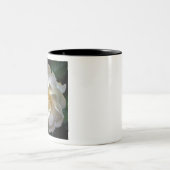 Weißer Gardenia Zweifarbige Tasse (Mittel)