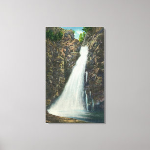 Weißer Gebirgsstaatlicher Wald Leinwanddruck