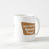 Weißer Gebirgsstaatlicher Wald (Zeichen) Kaffeetasse (VorderseiteRechts)