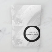 Weißer Geburtstag 40 Jahrzehnt Karte (Innenseite)