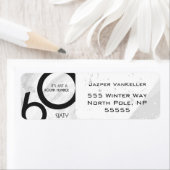 Weißer Geburtstag 60 Jahrzehnt (Insitu)